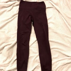 90 Degree Maroon leggings